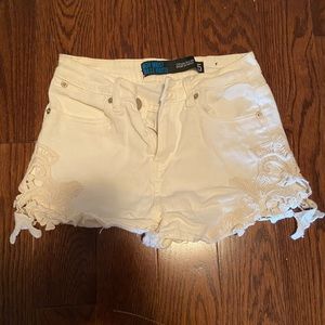 High waisted Jean shorts